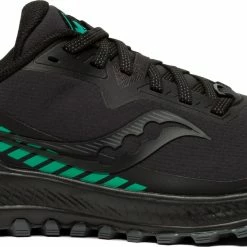 Saucony Women's Peregrine ICE+ 2 (1 - Black/Jade)