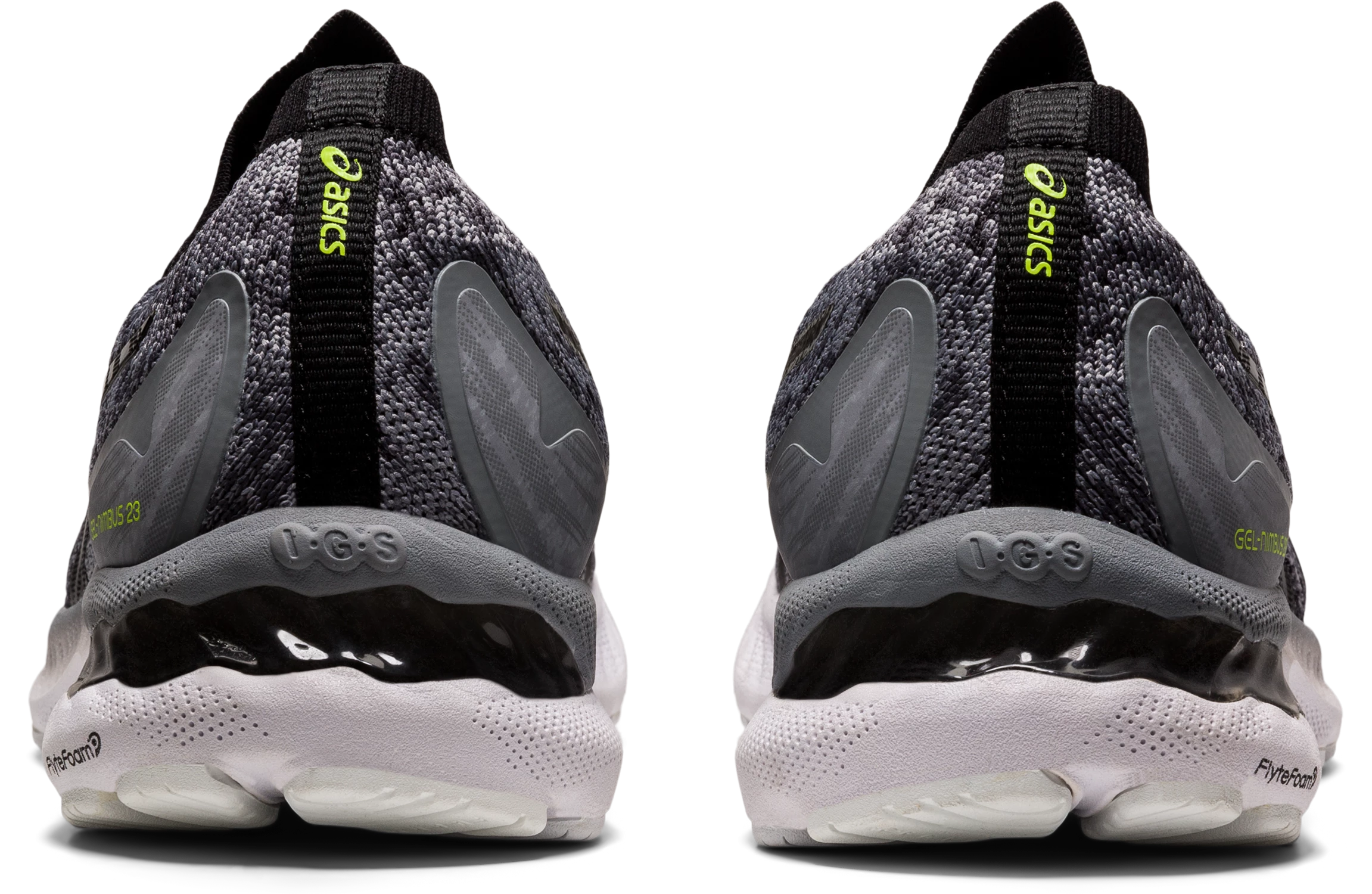 Asics Men's Gel-Nimbus 23 Knit (020 - Sheet Rock/Black) - Image 5