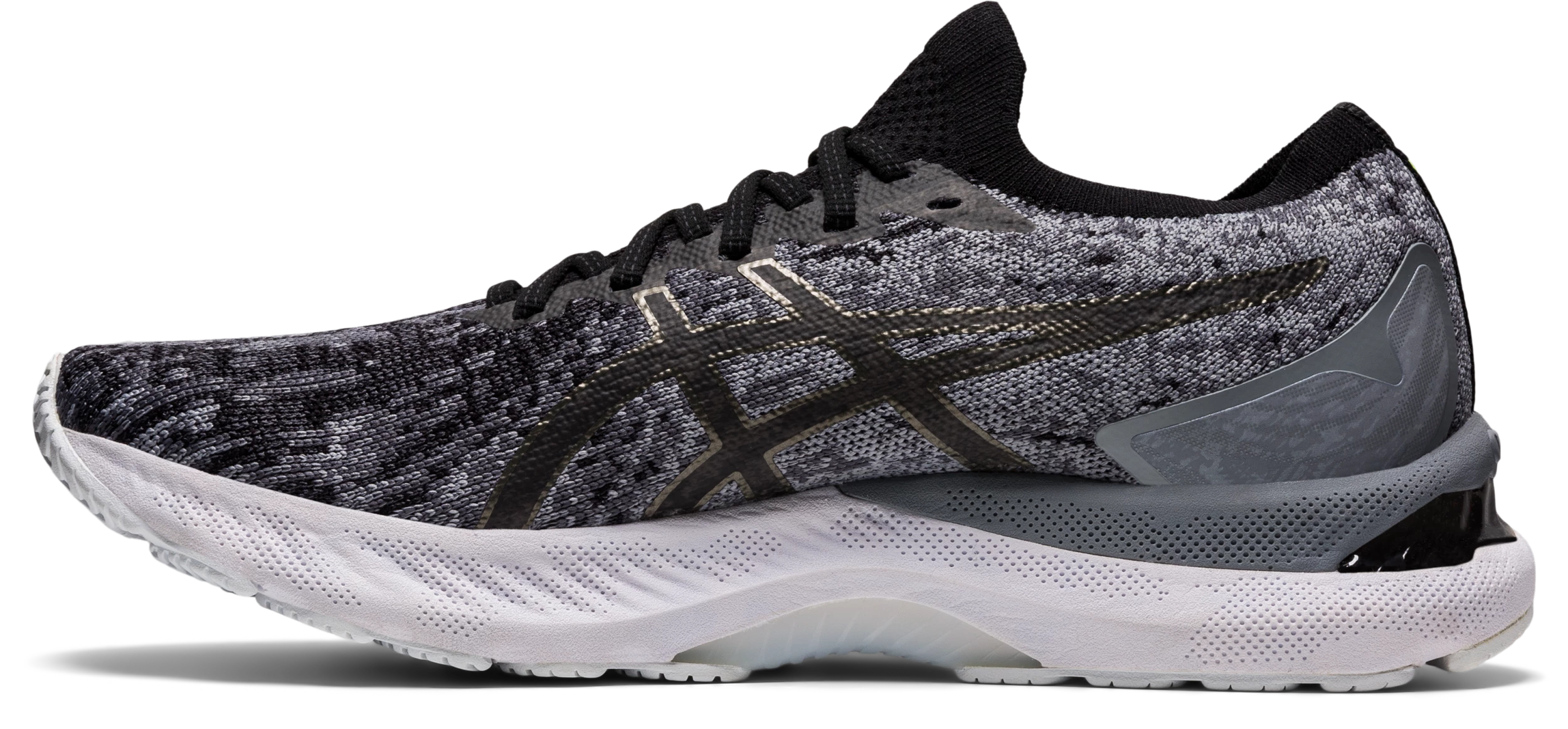 Asics Men's Gel-Nimbus 23 Knit (020 - Sheet Rock/Black) - Image 2