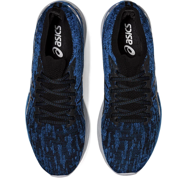 Asics Men's Gel-Nimbus 23 Knit (400 - Reborn Blue/Black) - Image 3
