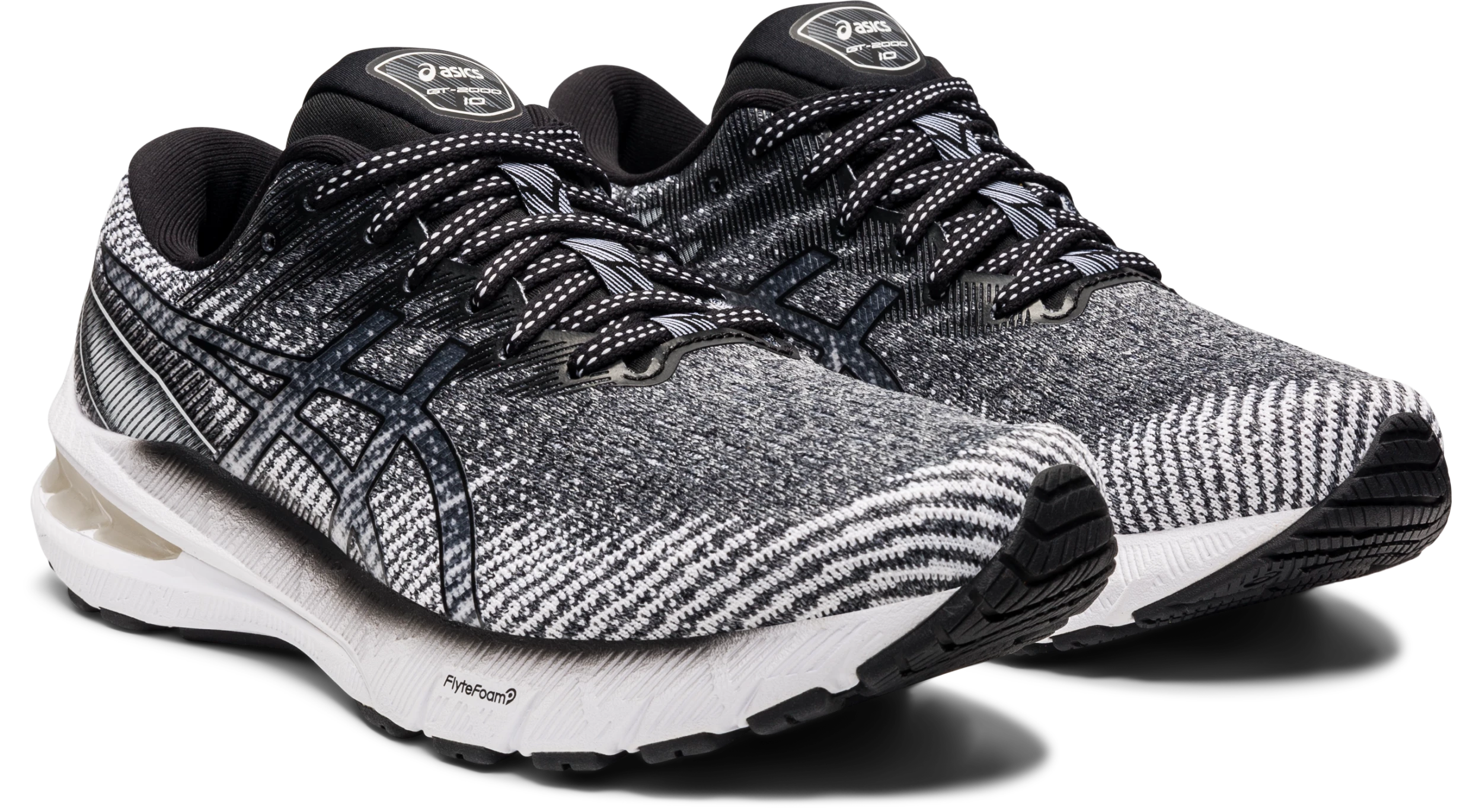 Asics Women’s GT-2000 10 (100 - White/Black) - Image 3