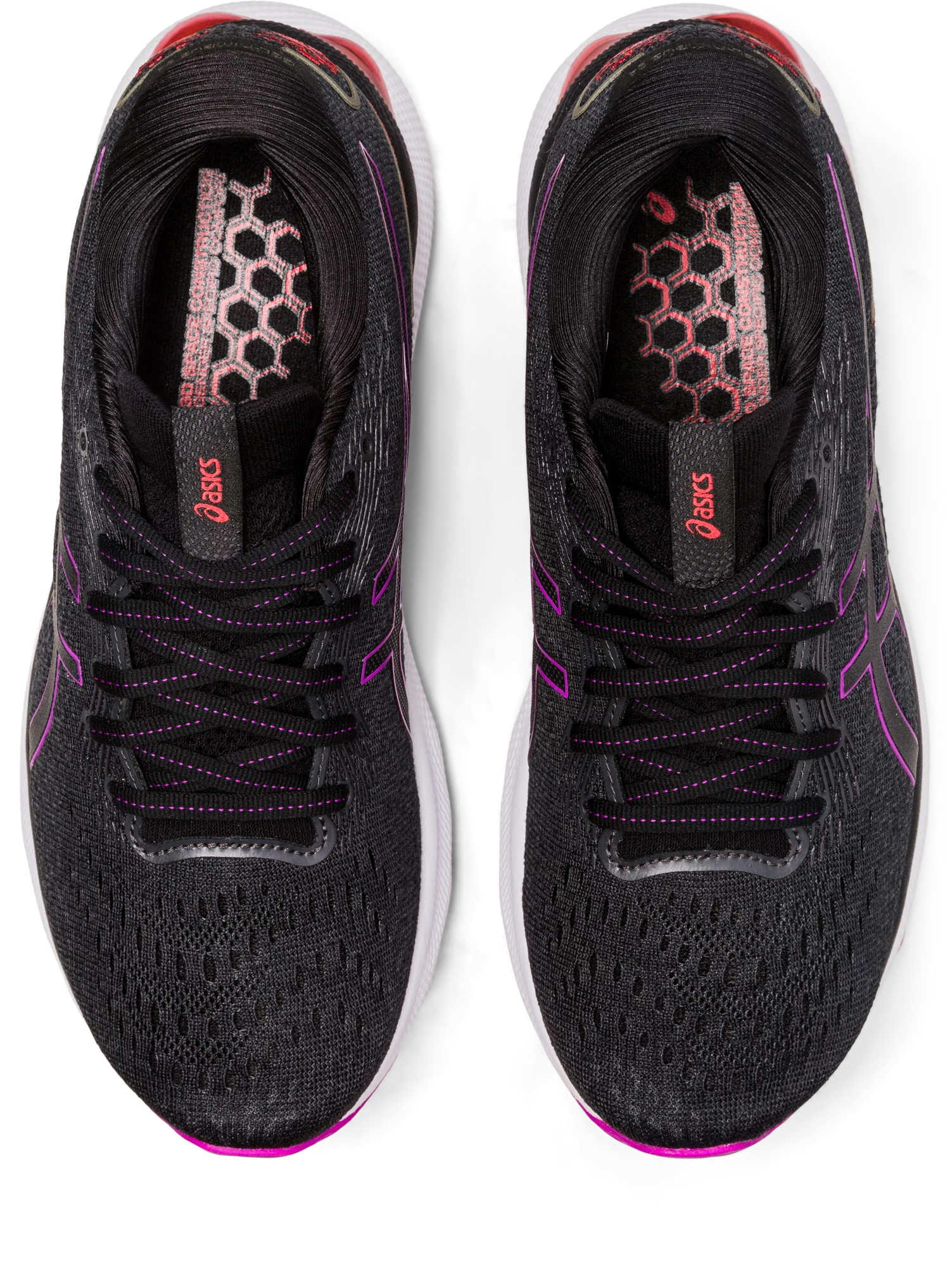 Asics Women’s Gel-Nimbus 24 (004 - Black/Orchid) - Image 4
