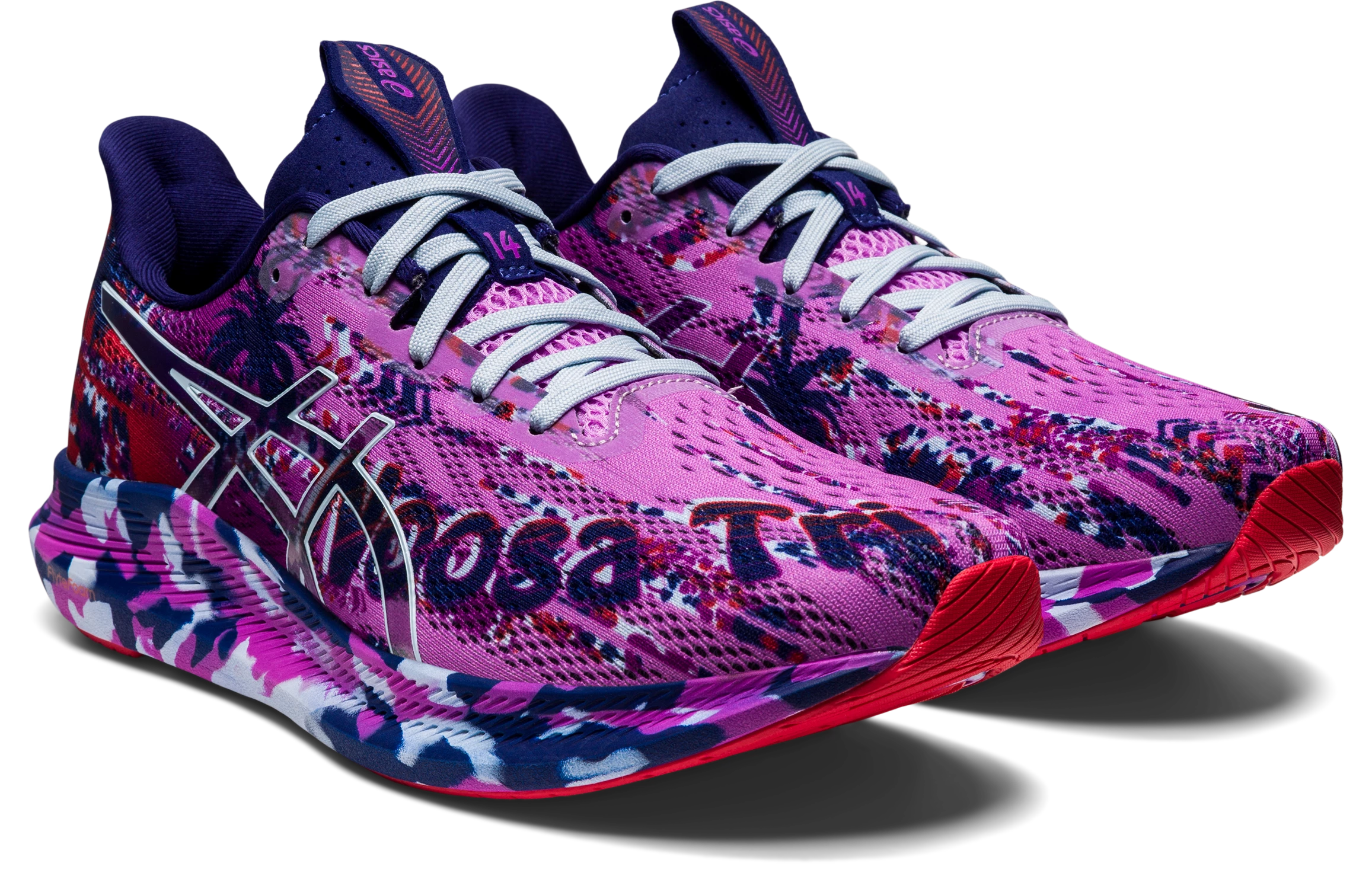 Asics Women's Noosa Tri 14 (701 - Lavender Glow/Soft Sky) - Image 3
