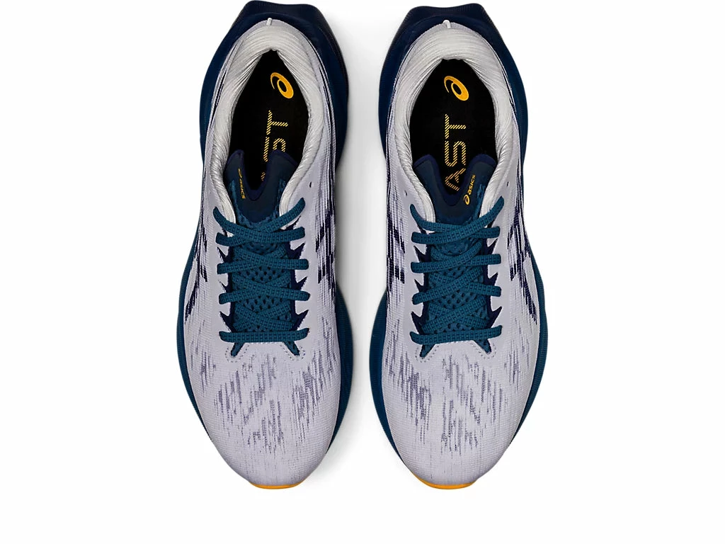 Asics Men’s Novablast 3 (100 - White/Deep Ocean) - Image 5