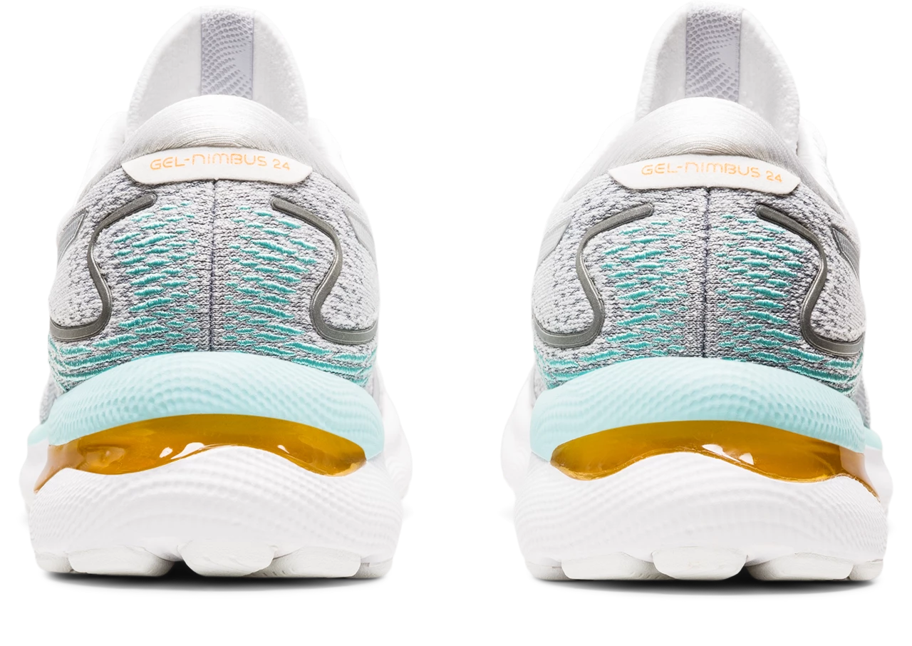Asics Women’s Gel-Nimbus 24 (100 - White/Pure Silver) - Image 5