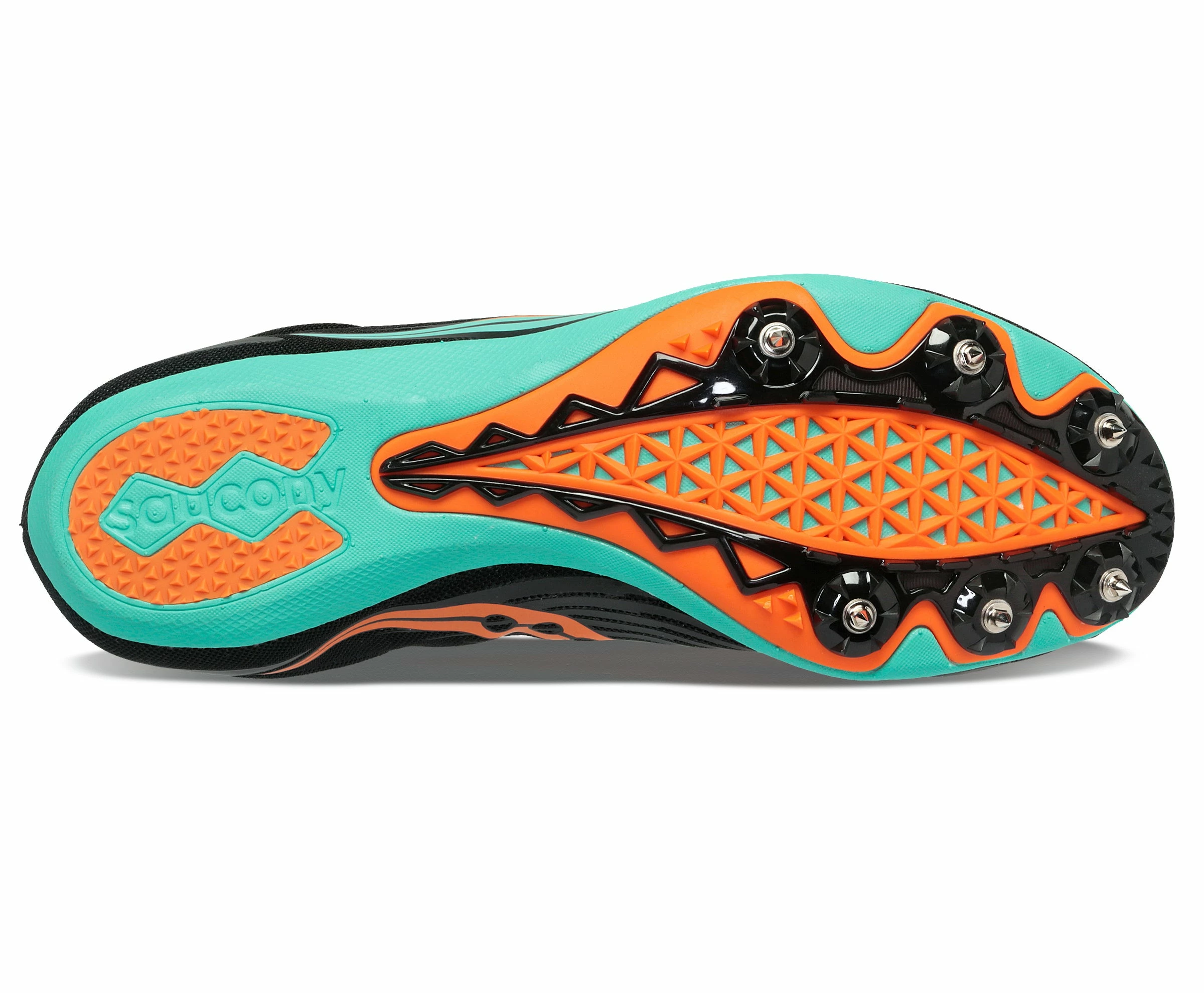 Saucony Women's Ballista MD (26 - Black/Cool Mint) - Image 4