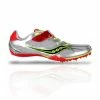 Saucony Men's Spitfire 2 (4 - Silver/Red)