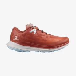 Salomon Women's Ultra Glide (Mecca Orange / Red Orange / Crystal Blue Size)