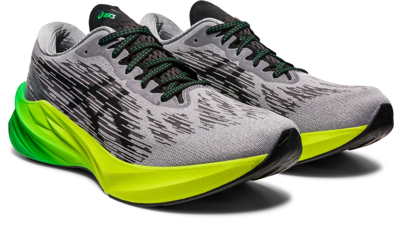 Asics Men’s Novablast 3 (021 - Sheetrock/Black) - Image 3