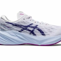 Asics Women’s Novablast 3 (100 - White/Dive Blue)