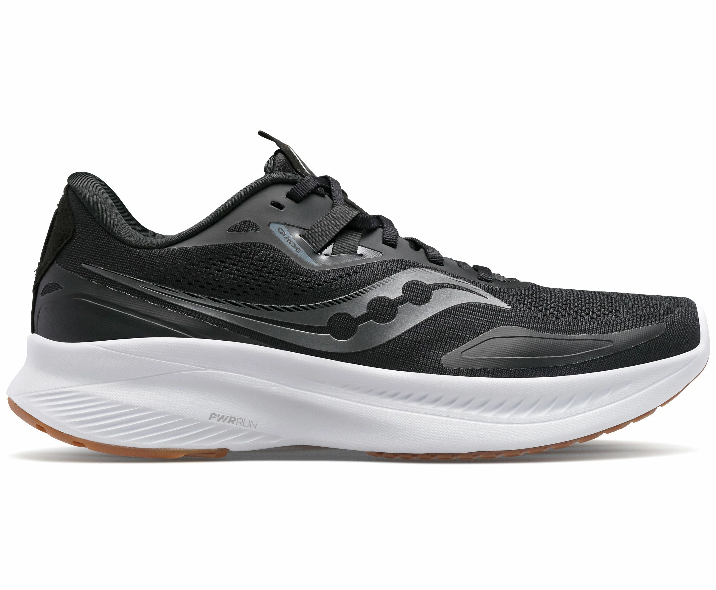Saucony Men's Guide 15 (12 - Black/Gum)