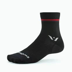 Swiftwick Pursuit Four Ultralight (Retro Stripe/Black)