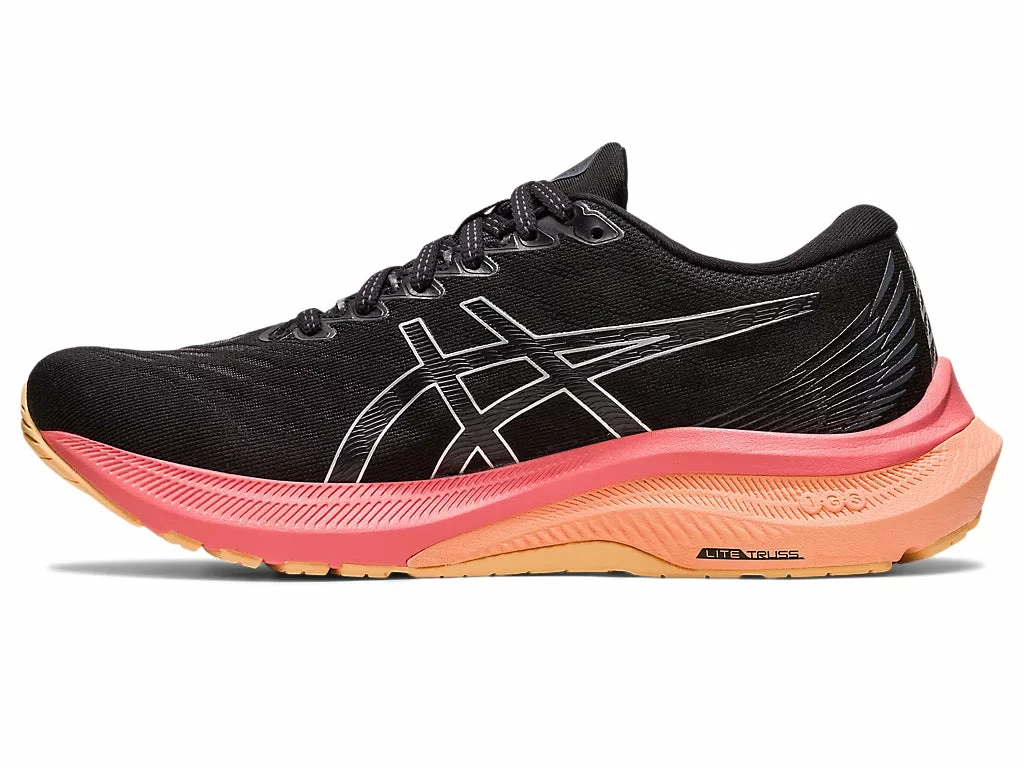 Asics Women’s GT-2000 11 WIDE (006 - Black/Pure Silver) - Image 2