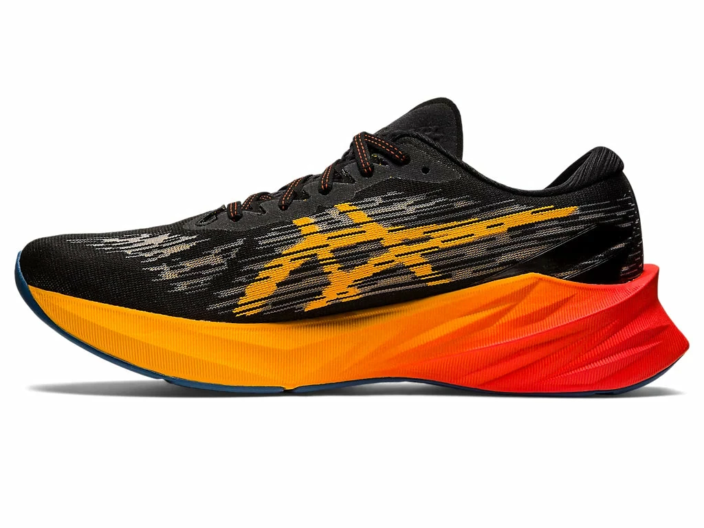Asics Men’s Novablast 3 (001 - Black/Amber) - Image 2