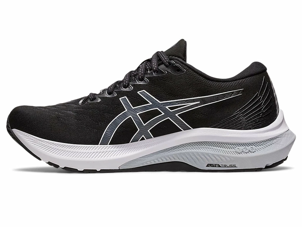 Asics Women’s GT-2000 11 WIDE (004 - Black/White) - Image 2