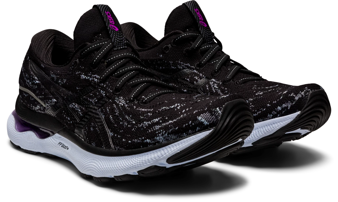 Asics Women’s Gel-Nimbus 24 MK (001 - Black/Black) - Image 3