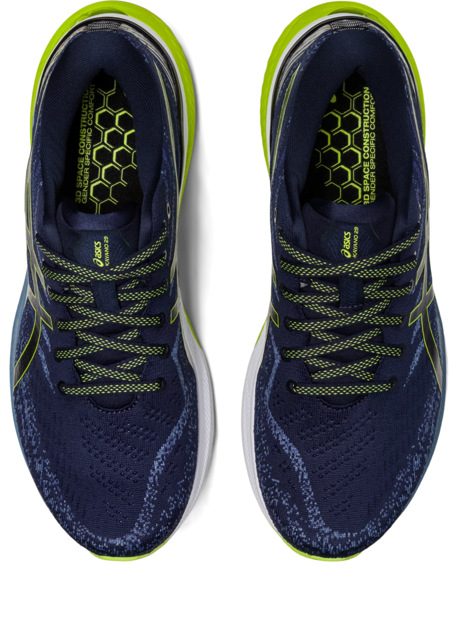 Asics Men's Gel-Kayano 29 (404 - Midnight/Lime Zest) - Image 4