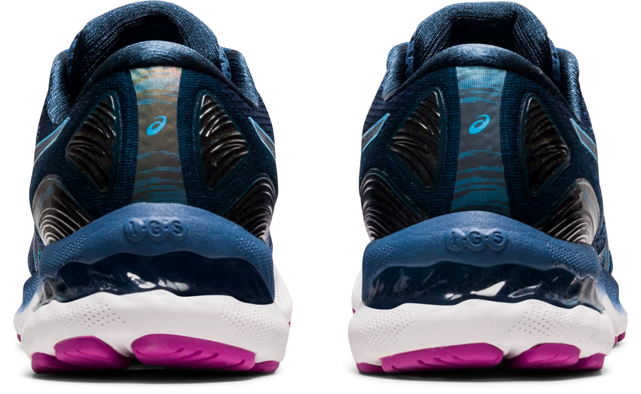 Asics Women’s Gel-Nimbus 23 (402 - Grand Shark/Digital Aqua) - Image 4