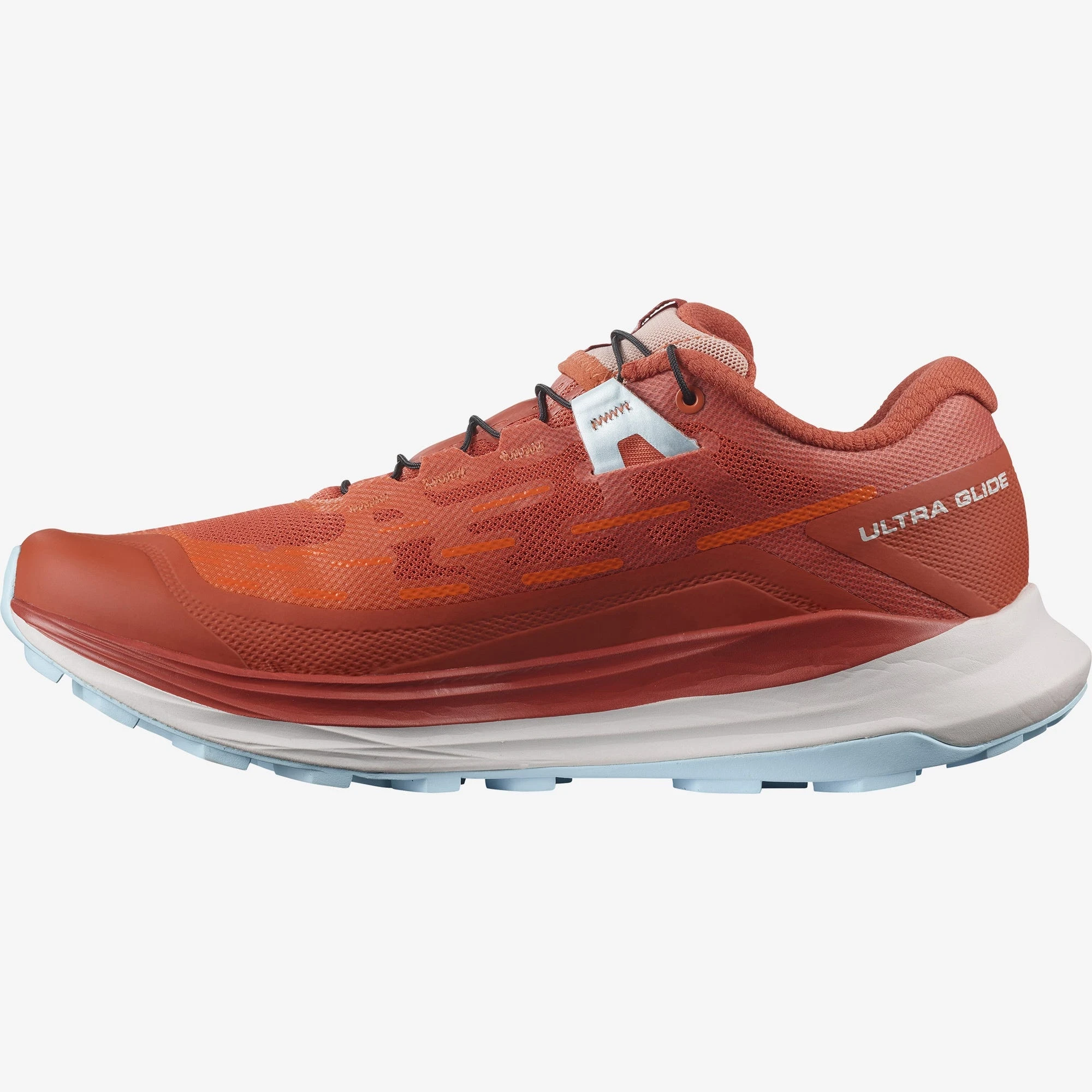 Salomon Women's Ultra Glide (Mecca Orange / Red Orange / Crystal Blue Size) - Image 2