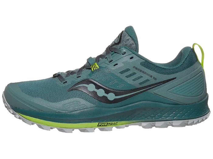 Saucony Men's Peregrine 10 (30 - Steel/green)