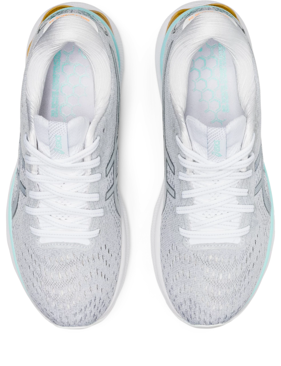 Asics Women’s Gel-Nimbus 24 (100 - White/Pure Silver) - Image 4