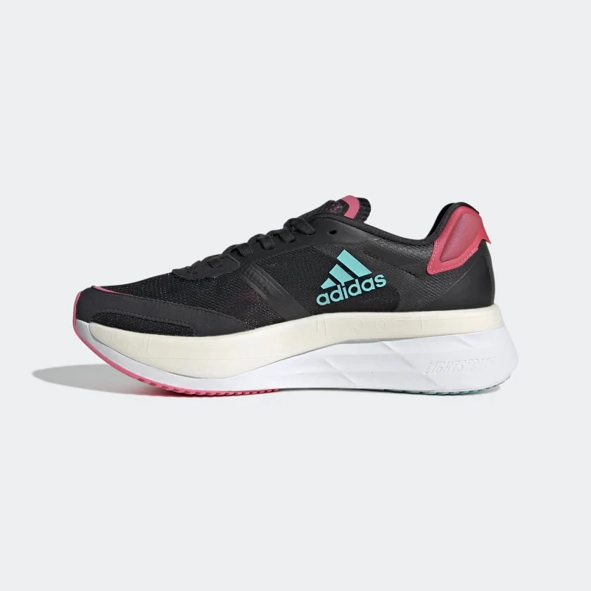 ADIDAS Women's Adizero Boston 10 (Carbon/Mint Ton/Rose Tone) - Image 2