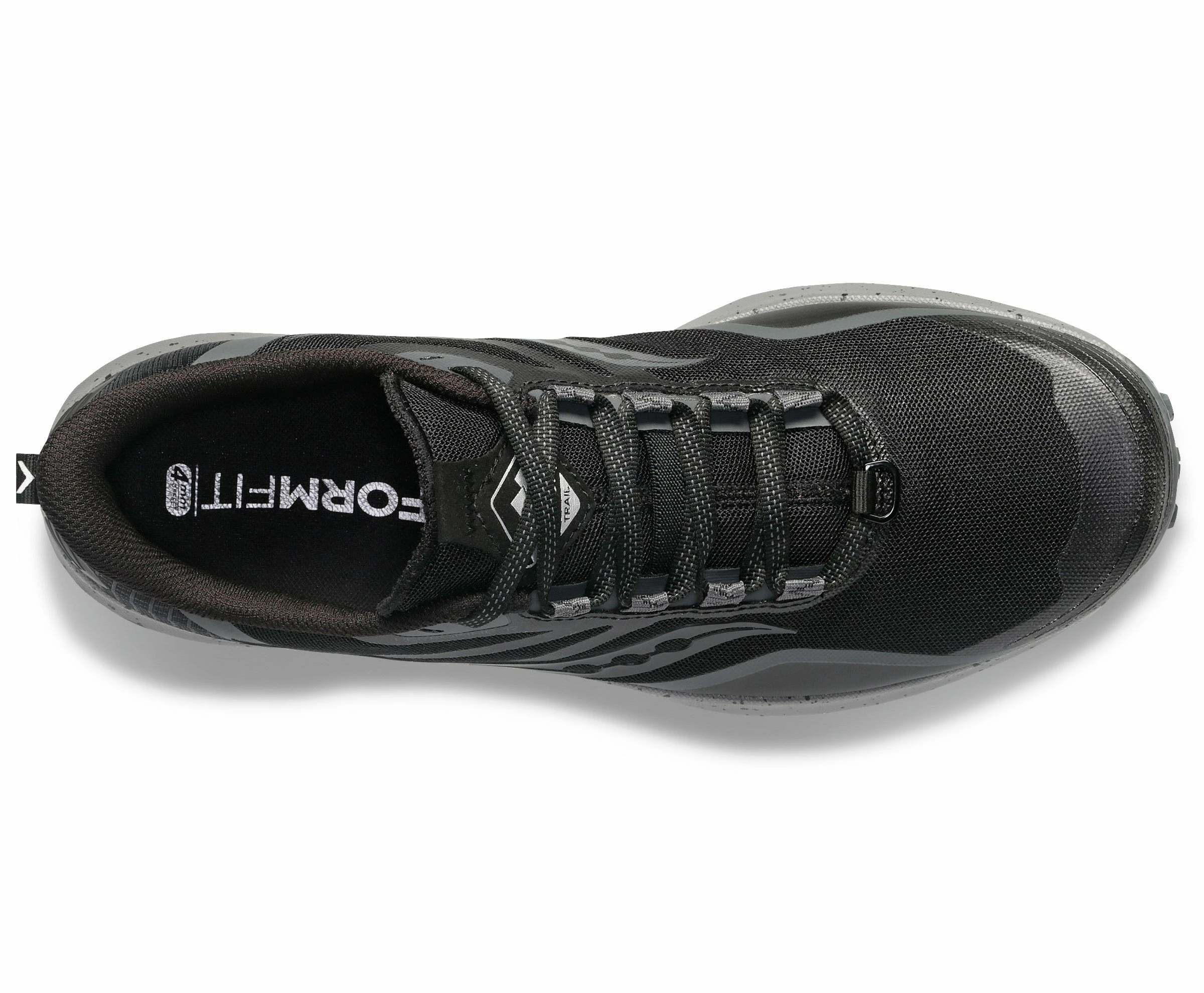 Saucony Men's Peregrine 12 (05 - Black/Charcoal) - Image 3