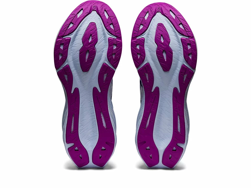 Asics Women’s Novablast 3 (100 - White/Dive Blue) - Image 7