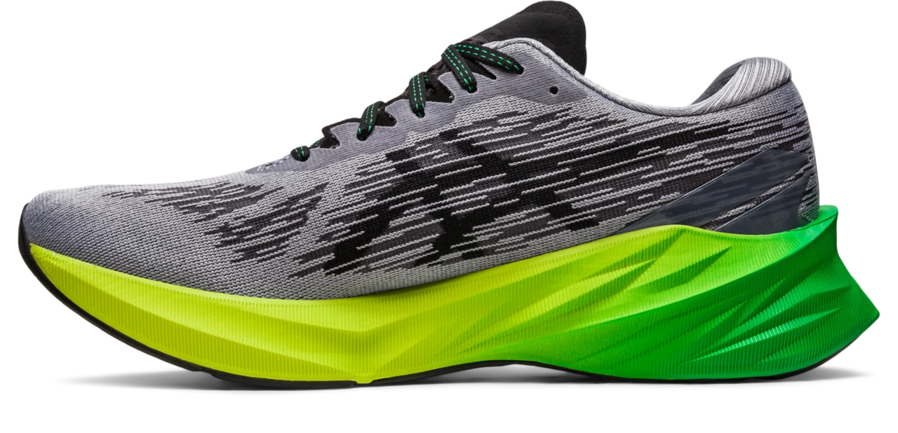 Asics Men’s Novablast 3 (021 - Sheetrock/Black) - Image 2