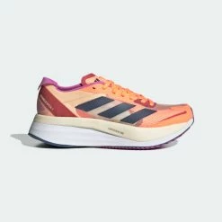 ADIDAS Women's Adizero Boston 11 (Beam Orange/Wonder Steel/Bliss Orange)