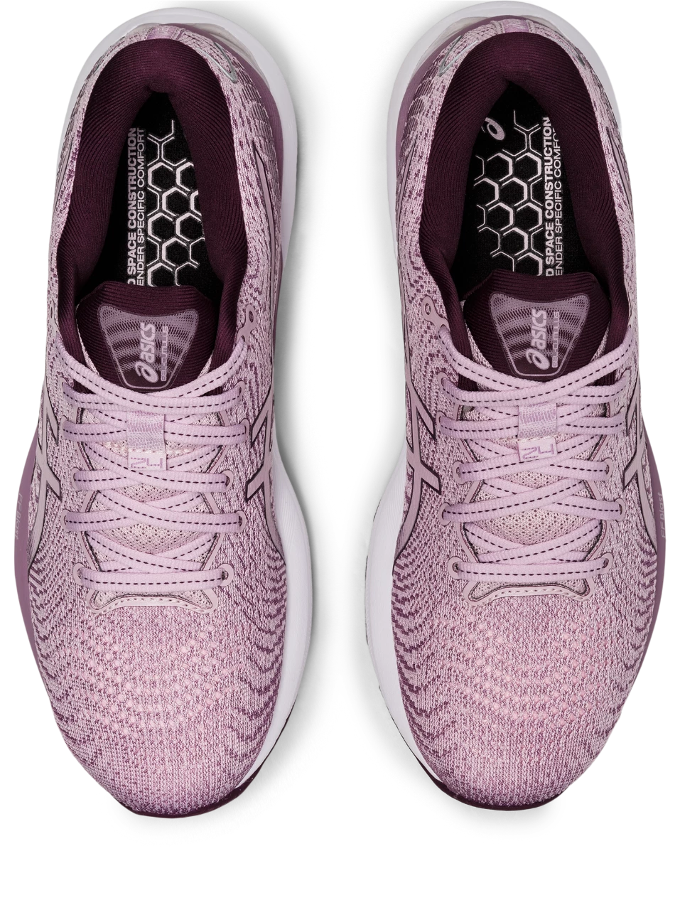 Asics Women's Gel-Cumulus 24 (700 - Barely Rose/Deep Plum) - Image 4