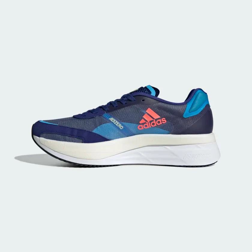 ADIDAS Men's Adizero Boston 10 (Legacy Indigo / Turbo / Sky Rush) - Image 2