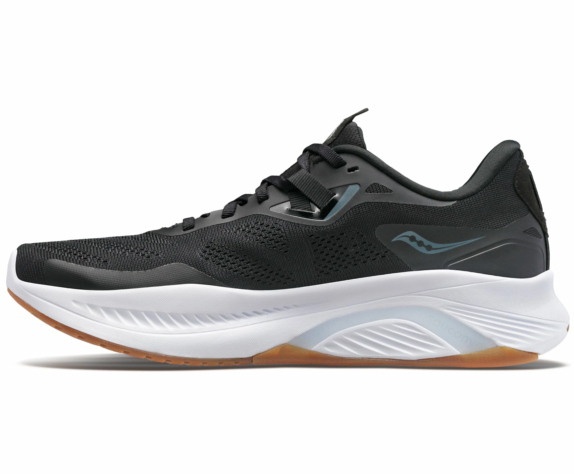 Saucony Men's Guide 15 (12 - Black/Gum) - Image 2