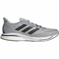 ADIDAS Men's Supernova + (Halo Silver/Core Black/Matter Silver)