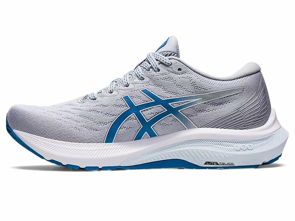 Asics Women’s GT-2000 11 (021 - Piedmont Grey/Reborn Blue) - Image 2