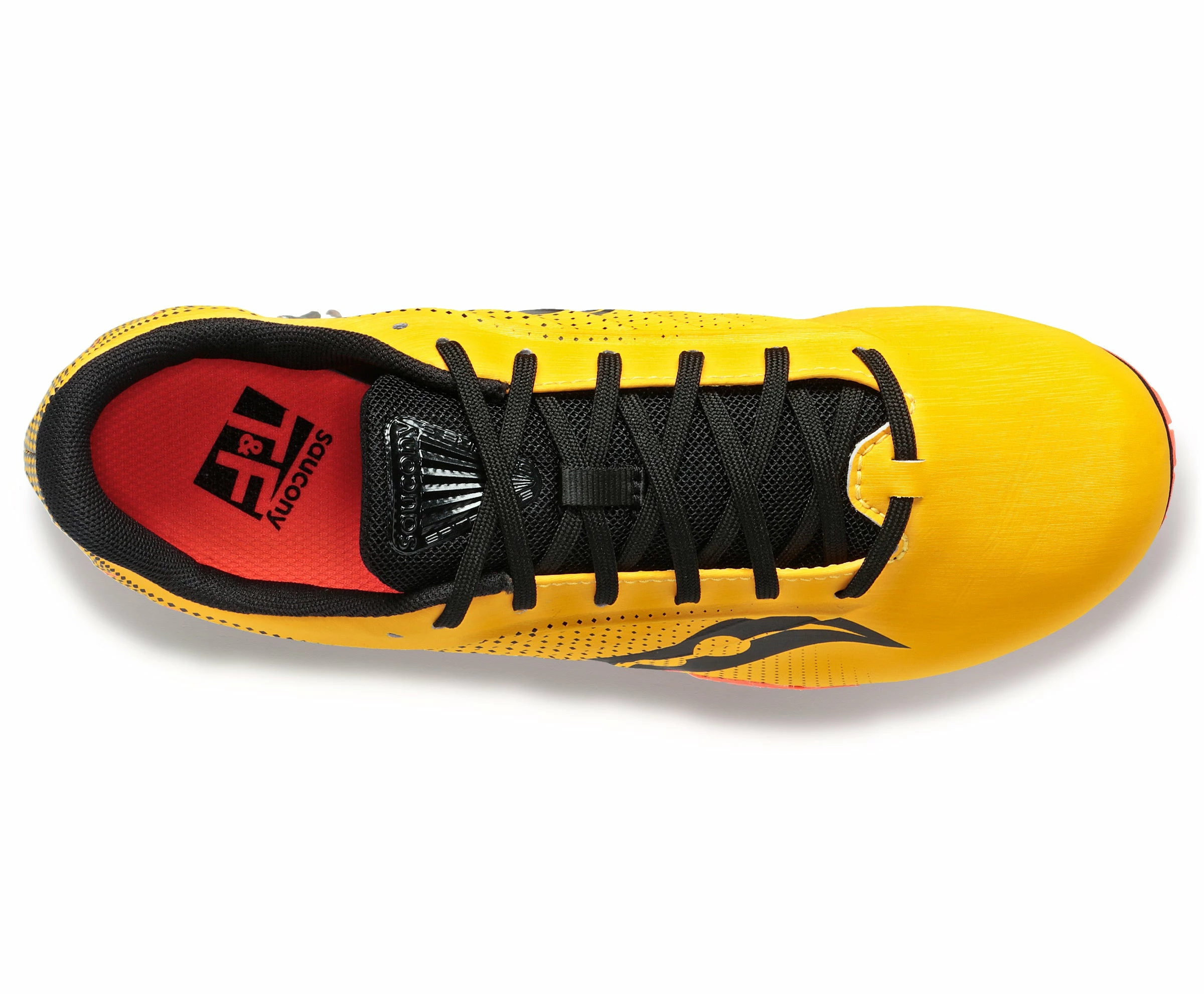 Saucony Women's Spitfire 5 (16 - VIZI Gold/VIZI Red) - Image 3