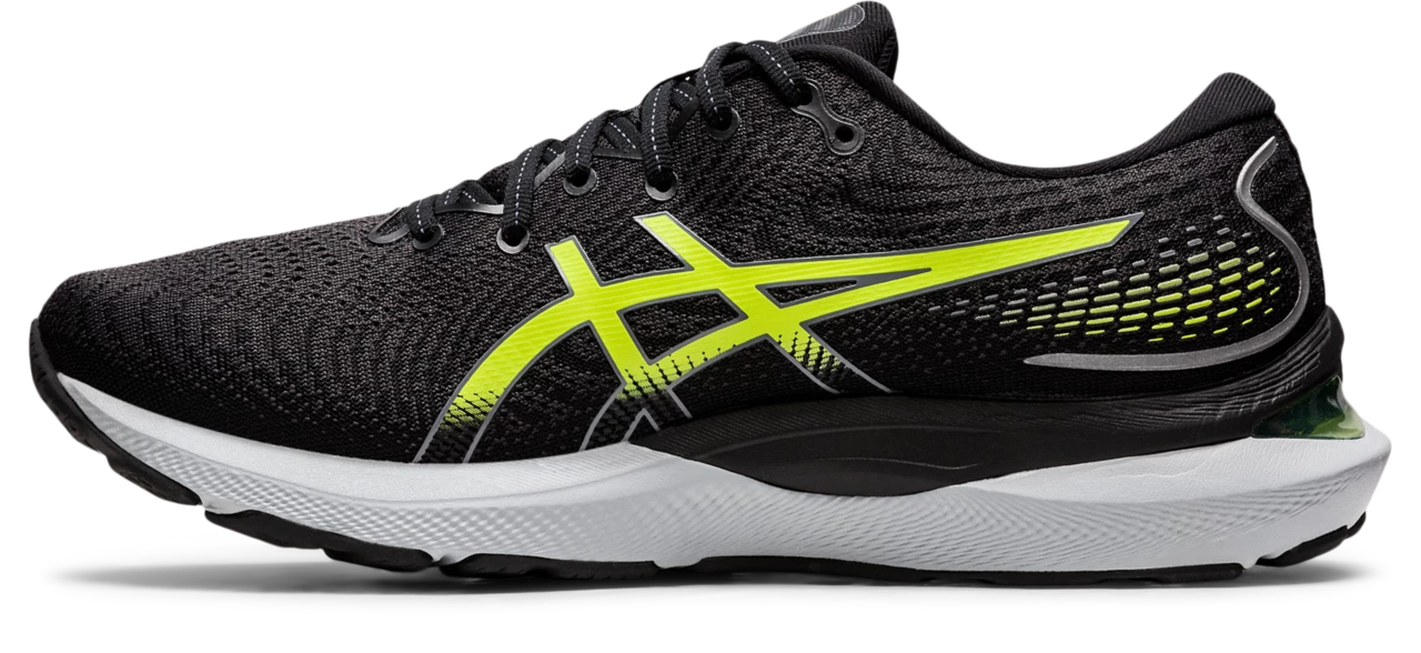 Asics Men's Gel-Cumulus 24 (002 - Black/Hazard Green) - Image 2