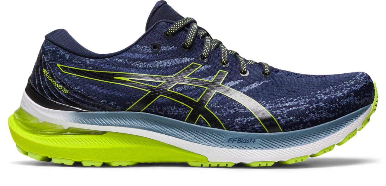Asics Men's Gel-Kayano 29 (404 - Midnight/Lime Zest)