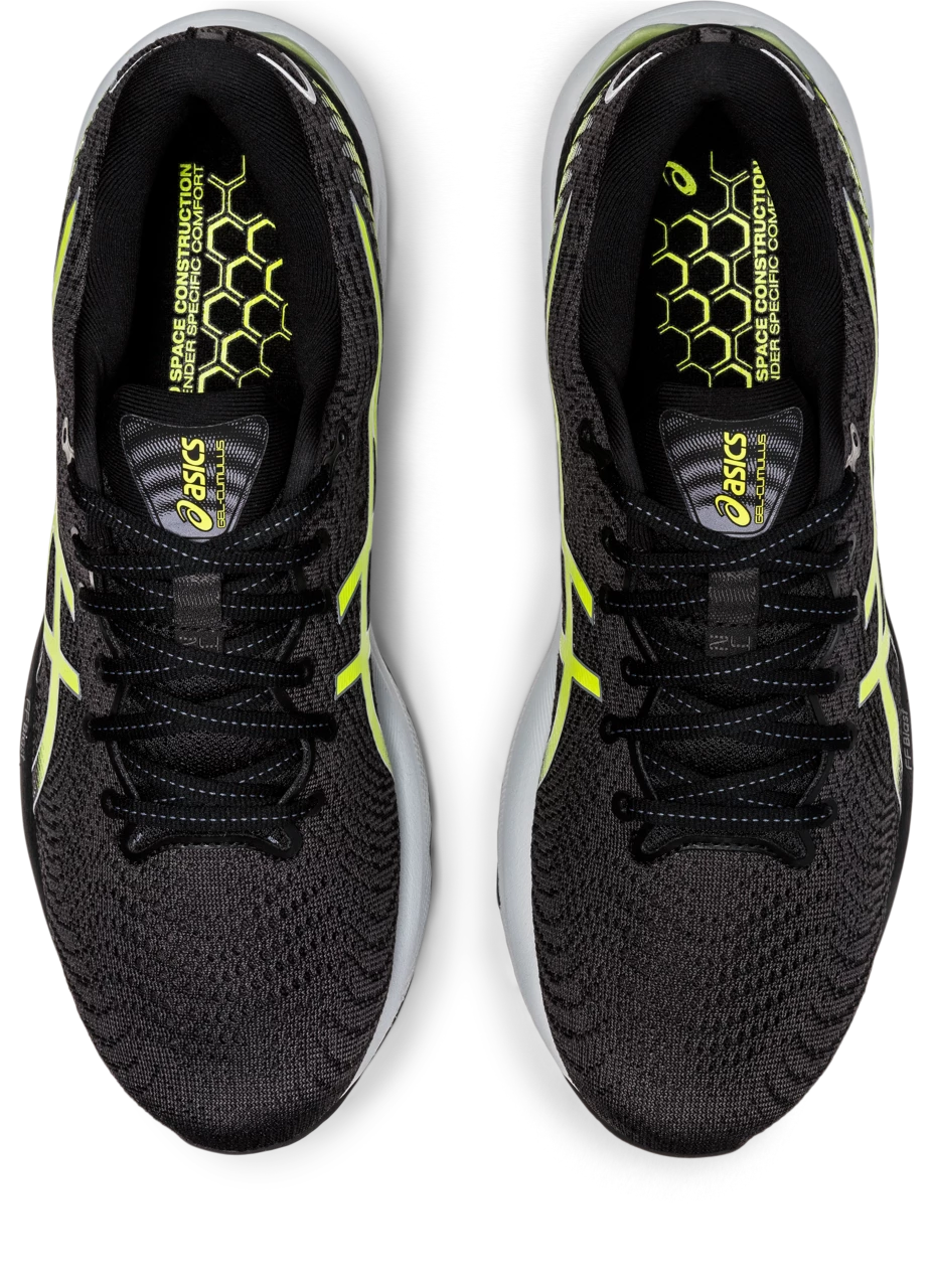 Asics Men's Gel-Cumulus 24 (002 - Black/Hazard Green) - Image 4