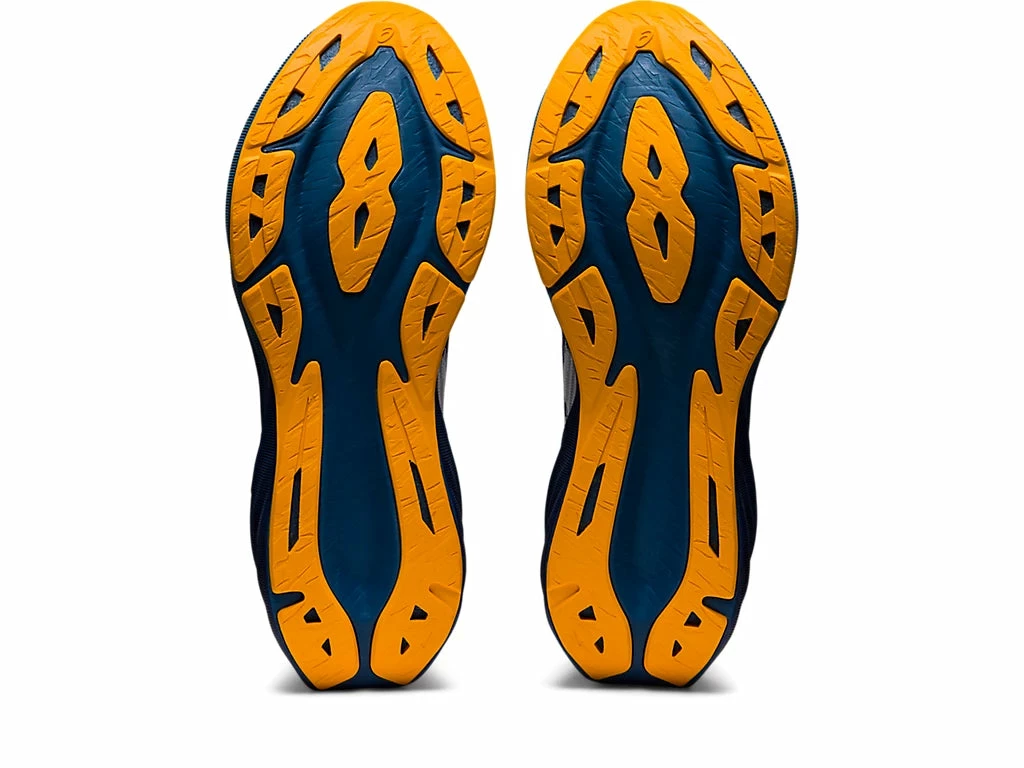 Asics Men’s Novablast 3 (100 - White/Deep Ocean) - Image 7