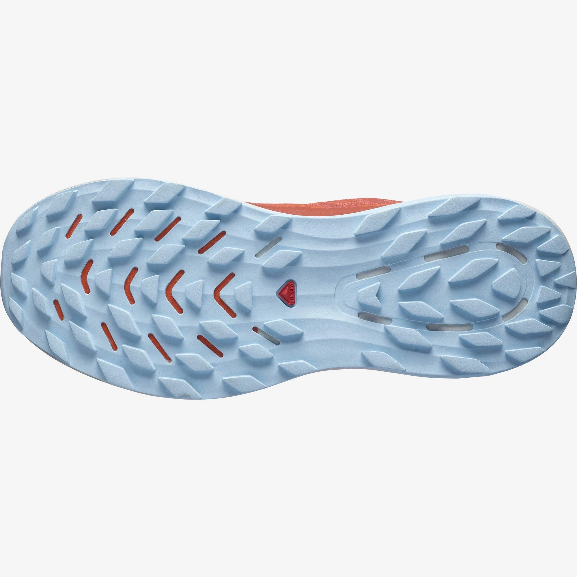 Salomon Women's Ultra Glide (Mecca Orange / Red Orange / Crystal Blue Size) - Image 5