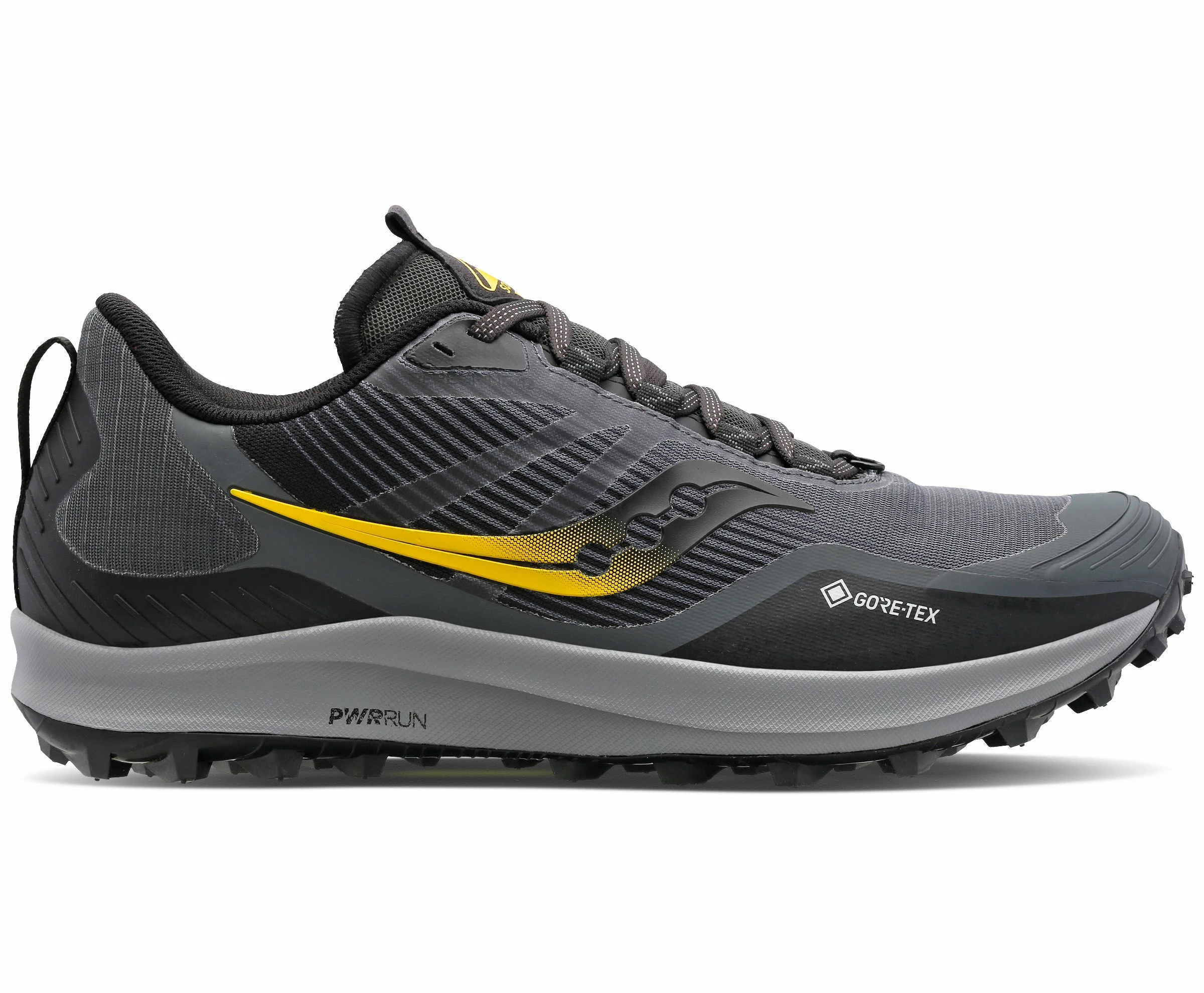 Saucony Men’s Peregrine 12 GTX (16 - Shadow/Vizi)