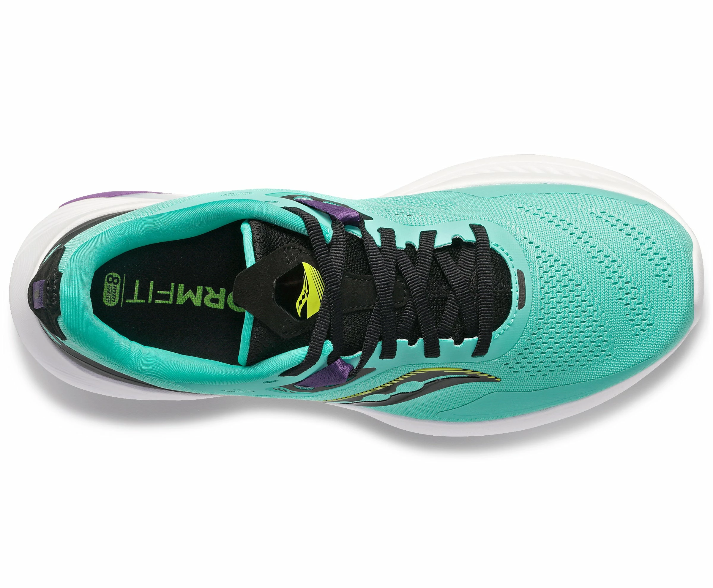 Saucony Women's Guide 15 (26 - Cool Mint/Acid) - Image 3