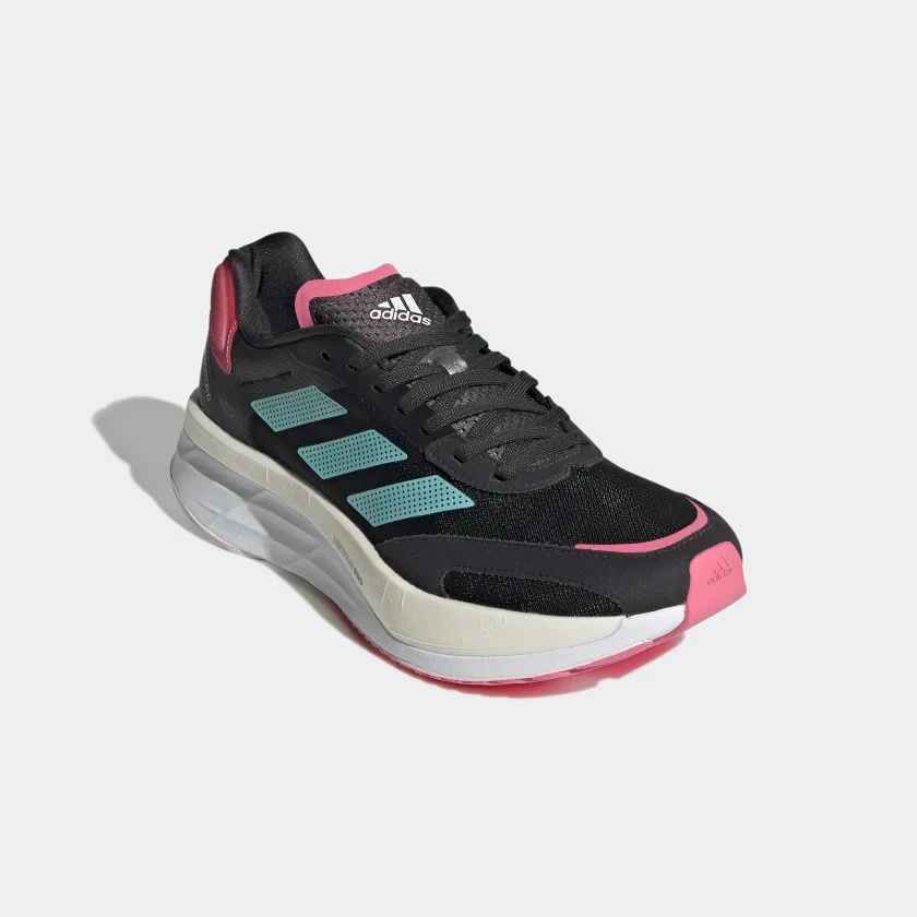 ADIDAS Women's Adizero Boston 10 (Carbon/Mint Ton/Rose Tone) - Image 3