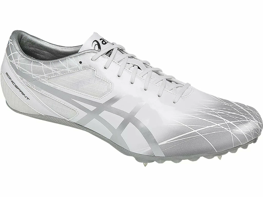 Asics Unisex SonicSprint (0093 - Pearlwhite/Silver/Graphite) - Image 3
