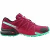 Salomon Women's Speedcross 4 (Beet REd/Electric Green/Black)