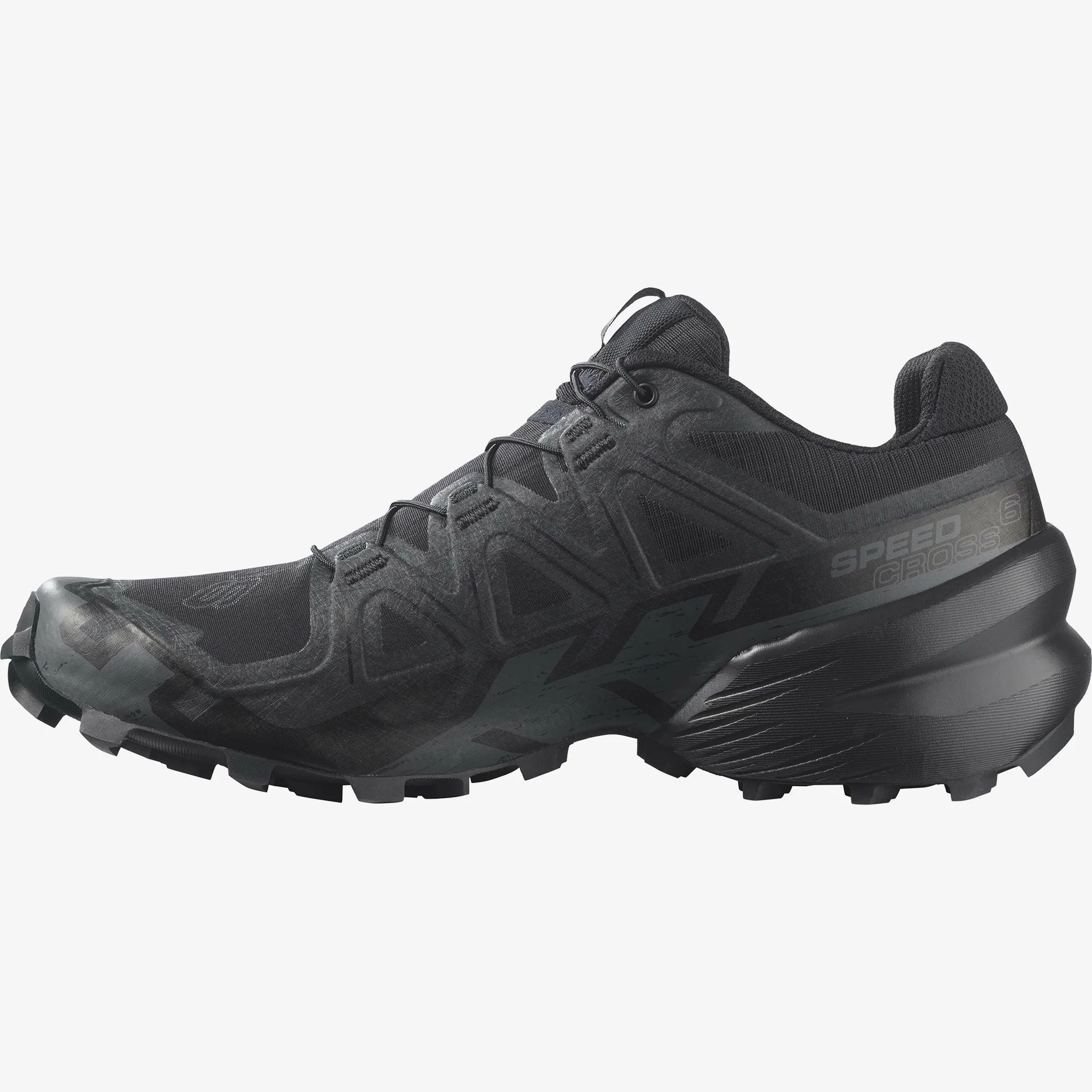 Salomon Men's Speedcross 6 (Black/Black/Phantom) - Image 2