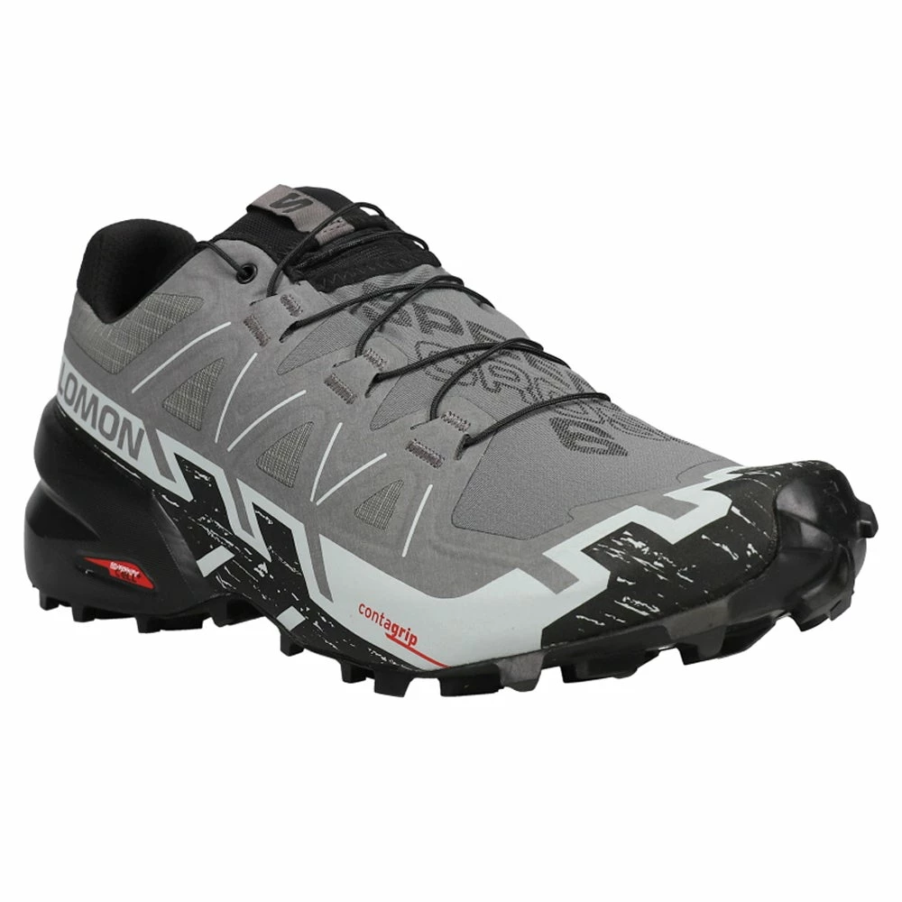 Salomon Men's Speedcross 6 Quiet Shade/Black/Pearl Blue) - Image 2