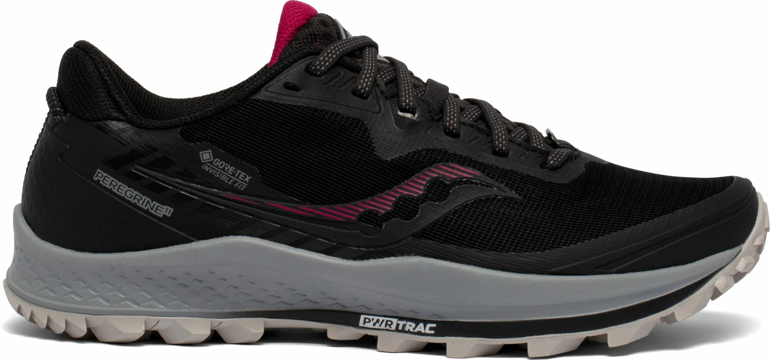 Saucony Women's Peregrine 11 GTX (45 - Black/Cherry)