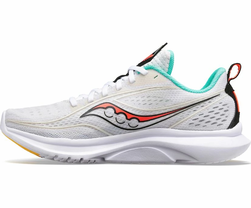 Saucony Women's Kinvara 13 (84 - White/Black/Vizi) - Image 2